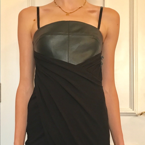 Bailey 44 Dresses & Skirts - Bailey 44 fitted mini dress with leather